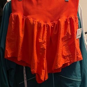 FP Movement by Free People Bright Orange Athletic Shorts